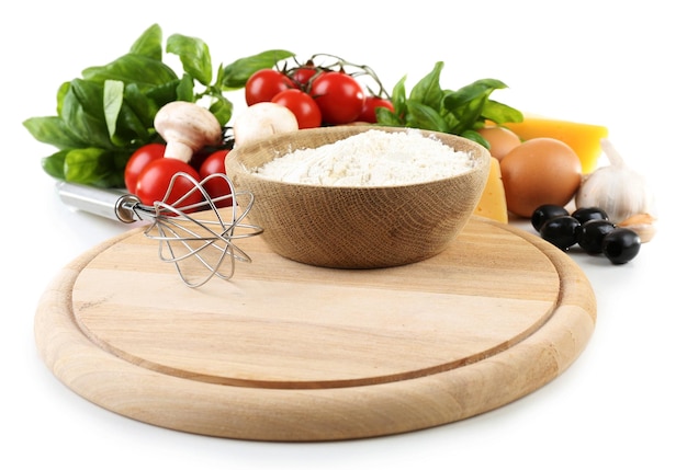 Farfurie cu ingredient proaspete